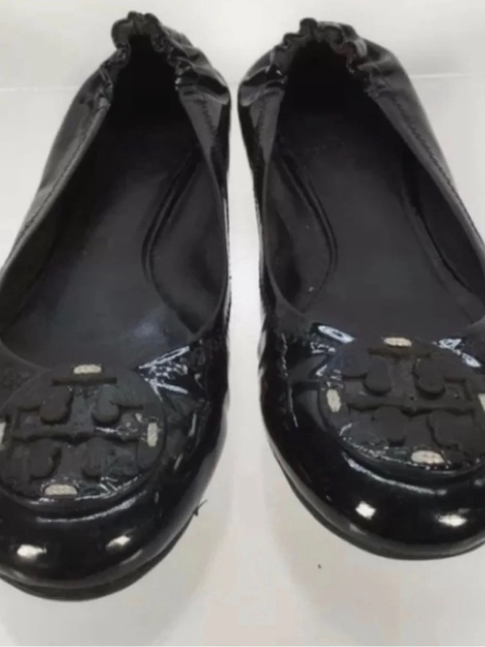Black Patent Leather Women's Ballet Flats